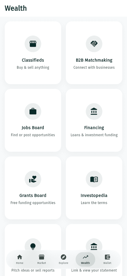 GoGo Wealth Marketplace